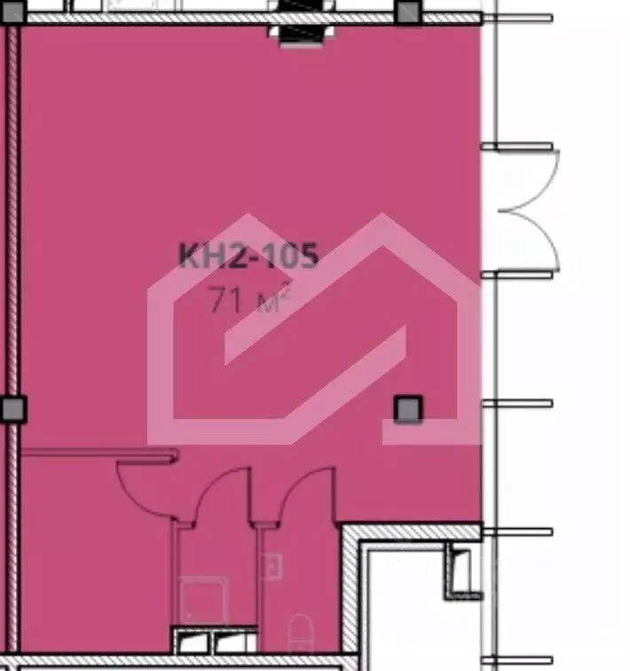 Торговая площадь в Москва ул. Гастелло, 30 (71 м) - Фото 2