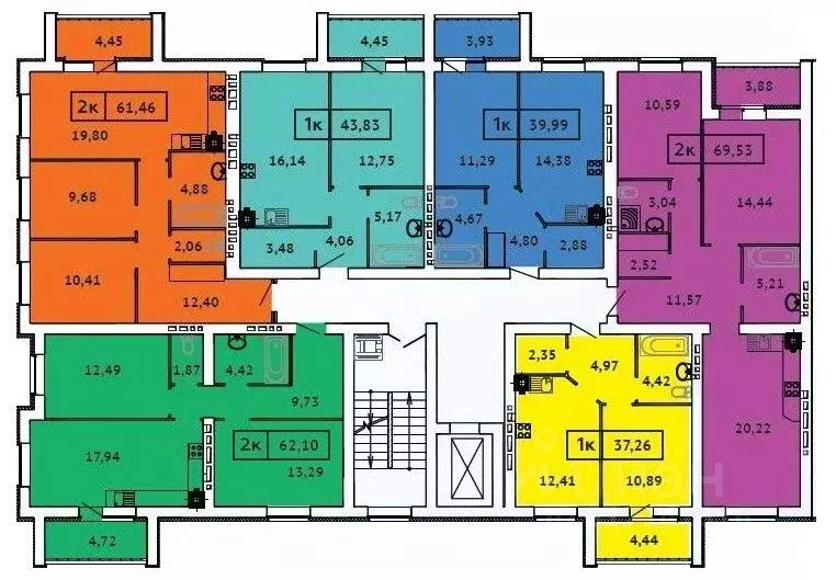 1-к кв. Ивановская область, Иваново Кооперативная ул., 14 (39.99 м) - Фото 2