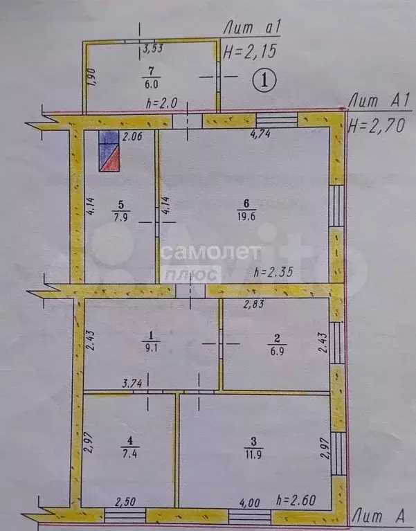 Дом 62,8 м на участке 10 сот. - Фото 0