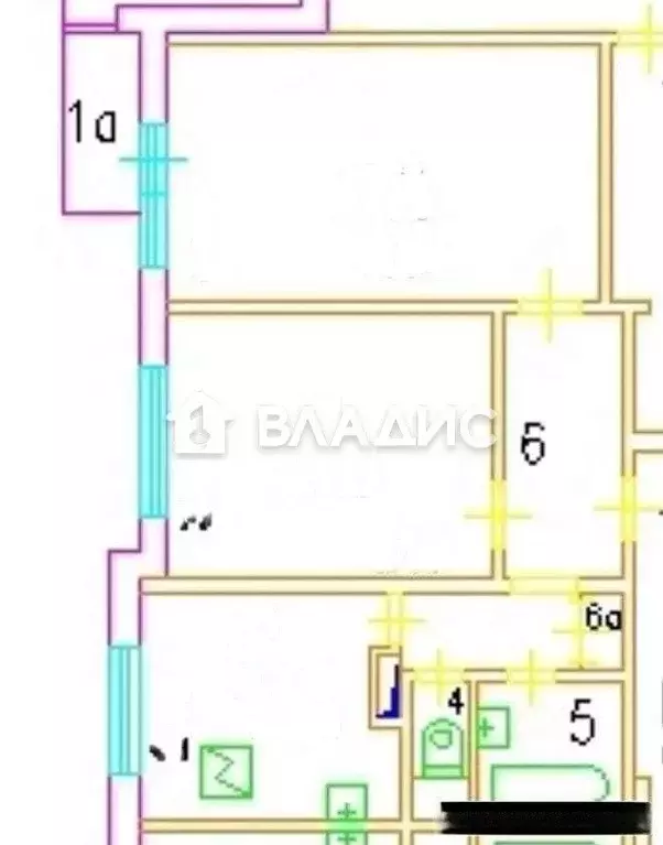2-к кв. Москва ул. Кошкина, 12к1 (53.7 м) - Фото 2