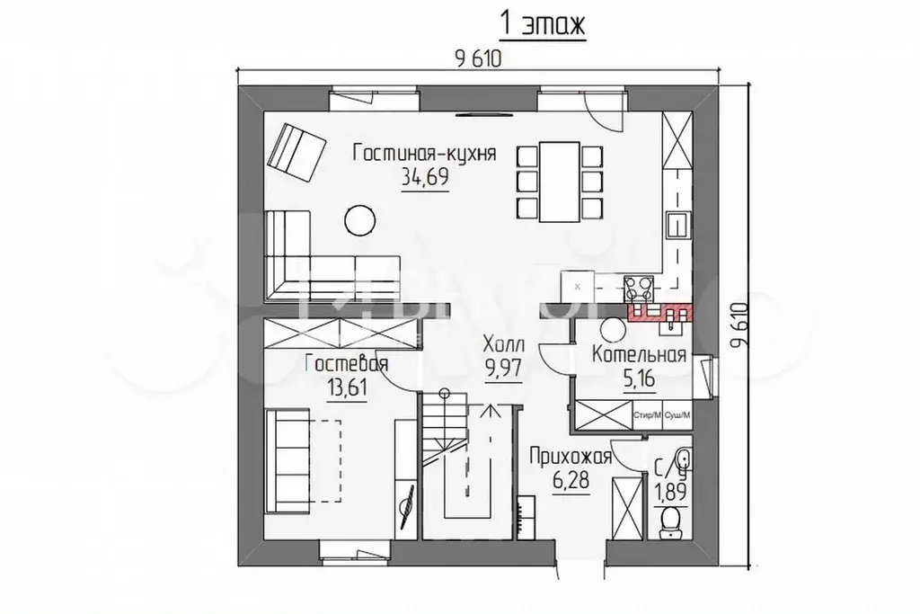 Дом 137 м на участке 4,5 сот. - Фото 1
