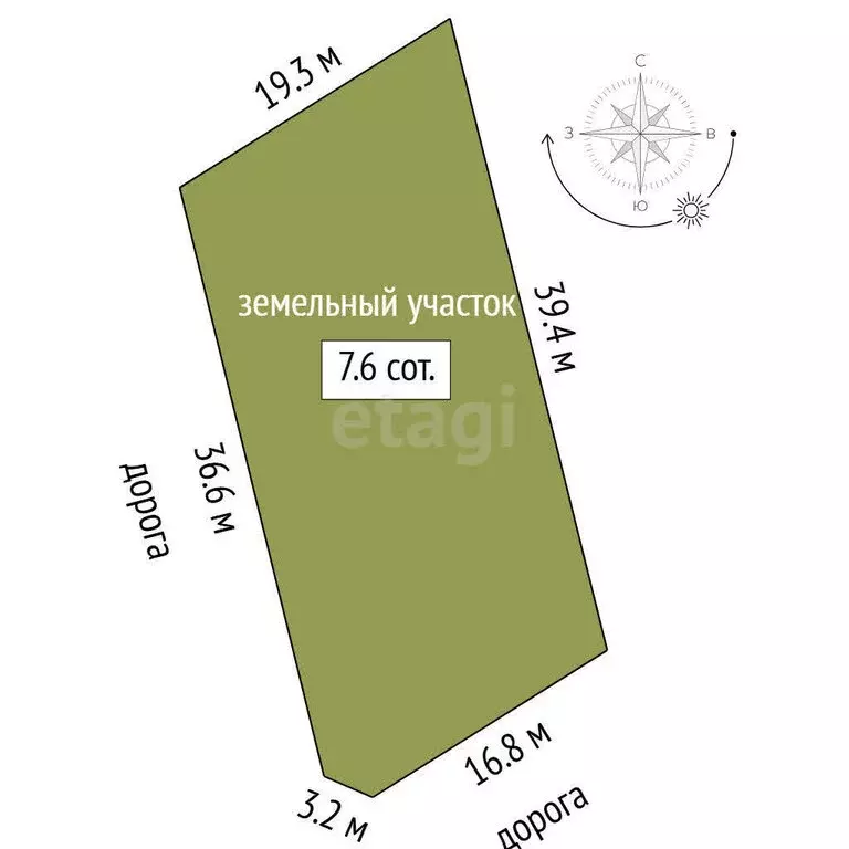 Участок в Тюмень (7 м) - Фото 0
