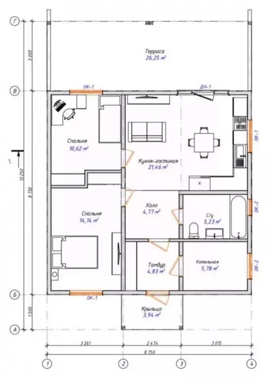 Дом в Марий Эл, Медведево городское поселение, Медведево пгт ул. ... - Фото 2