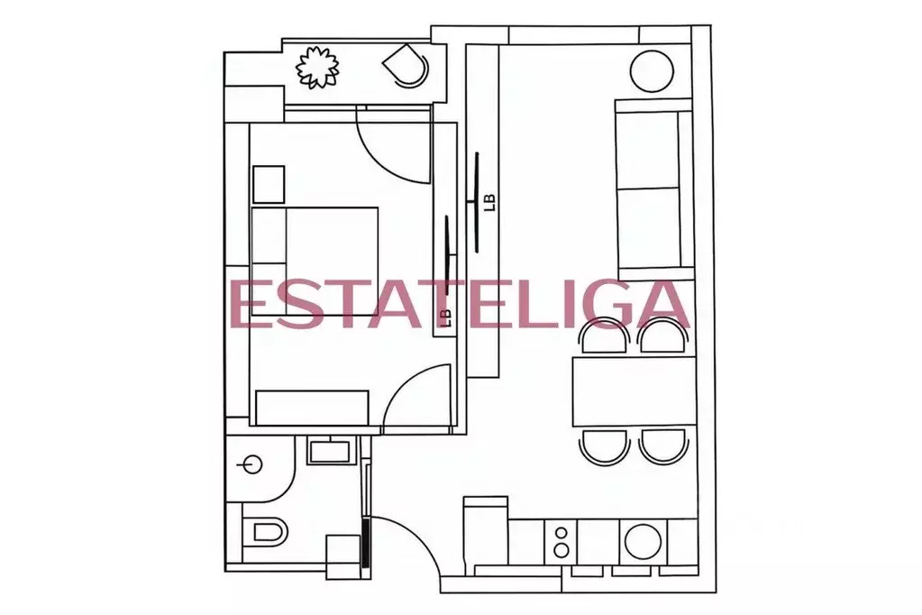 2-к кв. Москва Береговой проезд, 5Ак2 (45.0 м) - Фото 2