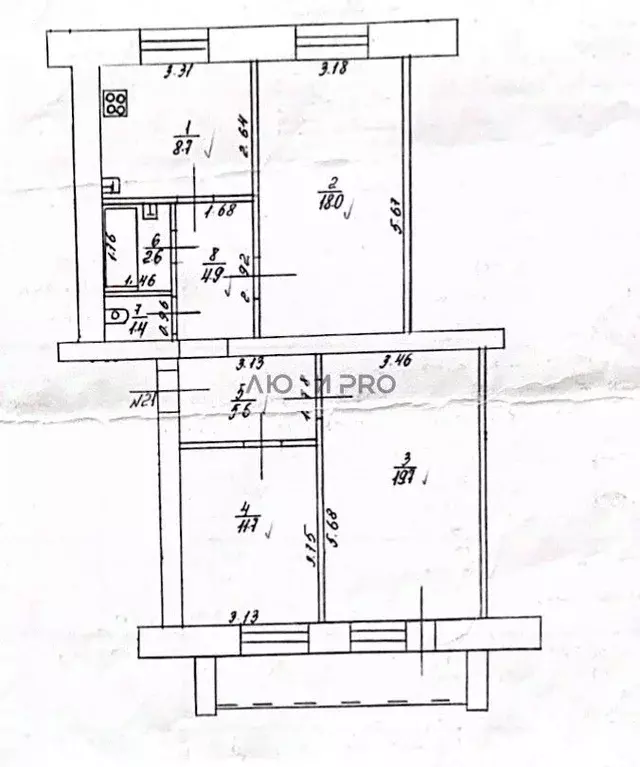 3-к кв. Кировская область, Киров городской округ, с. Порошино ул. ... - Фото 2