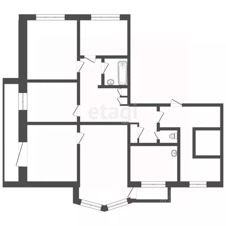 5-к кв. Иркутская область, Ангарск 29-й мкр, 11 (122.6 м) - Фото 0