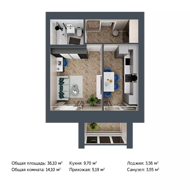 1-к кв. Марий Эл, Йошкар-Ола городской округ, с. Семеновка ул. ... - Фото 1