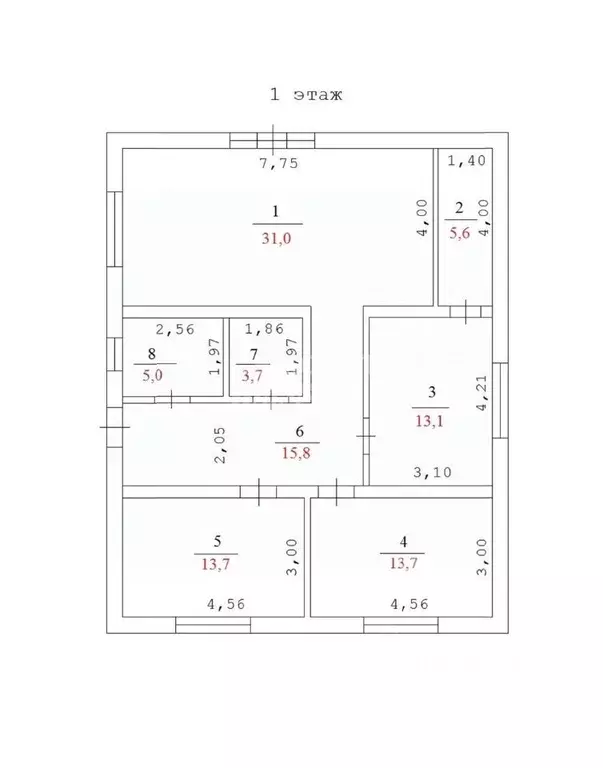 Дом в Оренбургская область, Бузулук ул. Целинная, 17 (110 м) - Фото 2