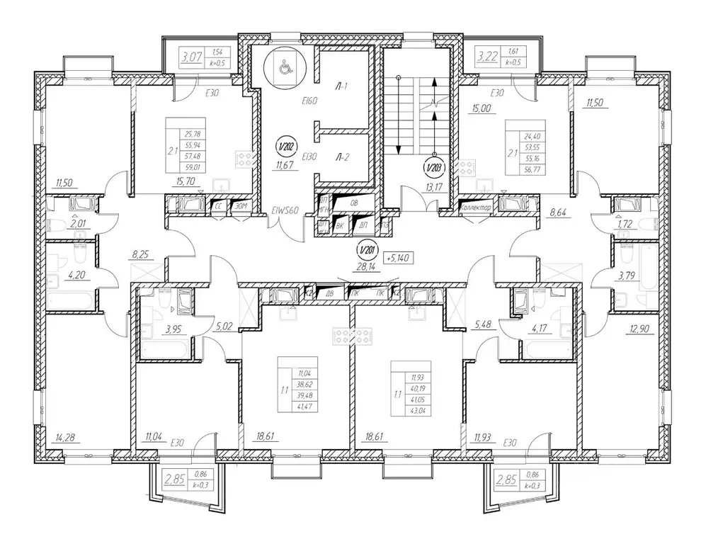 2-к кв. Санкт-Петербург Полюстровский просп., 87к1 (57.48 м) - Фото 2
