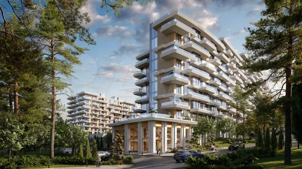 2-к. квартира, 57,3 м, 2/6 эт. - Фото 1