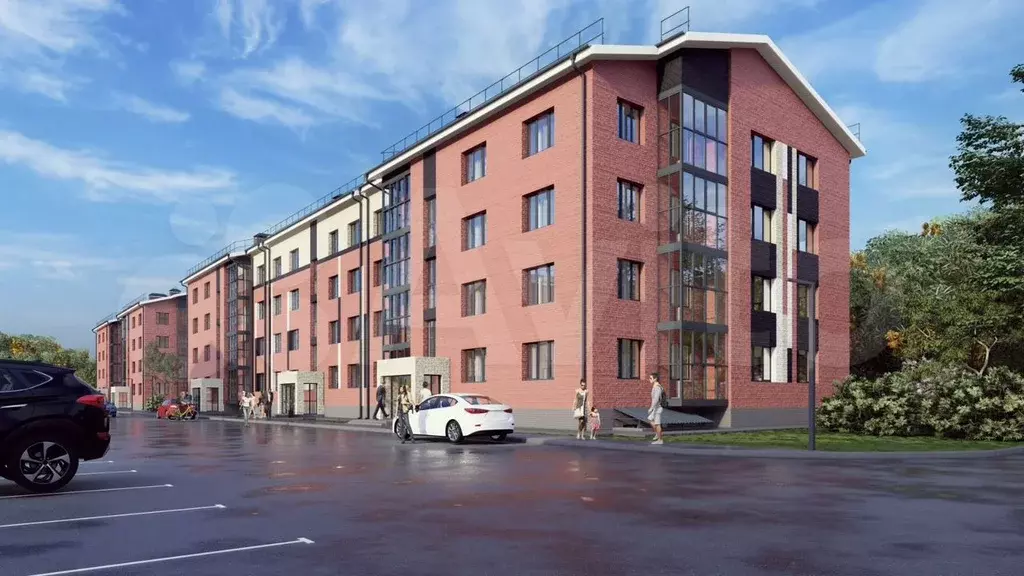 3-к. квартира, 86,5 м, 4/4 эт. - Фото 1