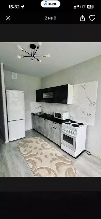 1-к. квартира, 33 м, 3/6 эт. - Фото 1