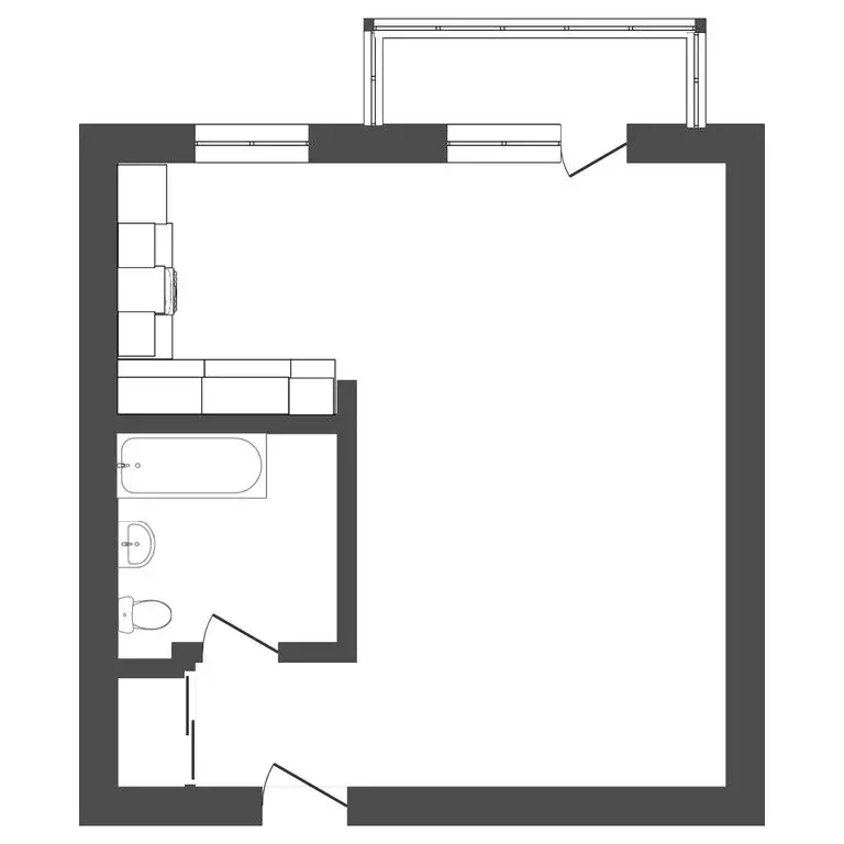 1-комнатная квартира: Ставрополь, улица Ленина, 359 (42.6 м) - Фото 0