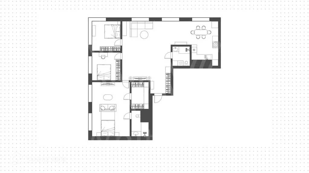 Продаётся 3-к квартира, 146 м - Фото 1