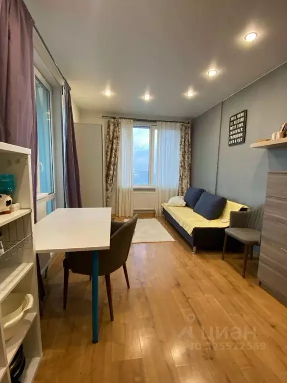 Студия Санкт-Петербург ул. Крыленко, 1к1с4 (28.0 м) - Фото 1