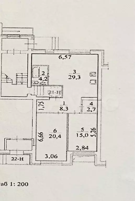 3-к. квартира, 80 м, 1/6 эт. - Фото 0