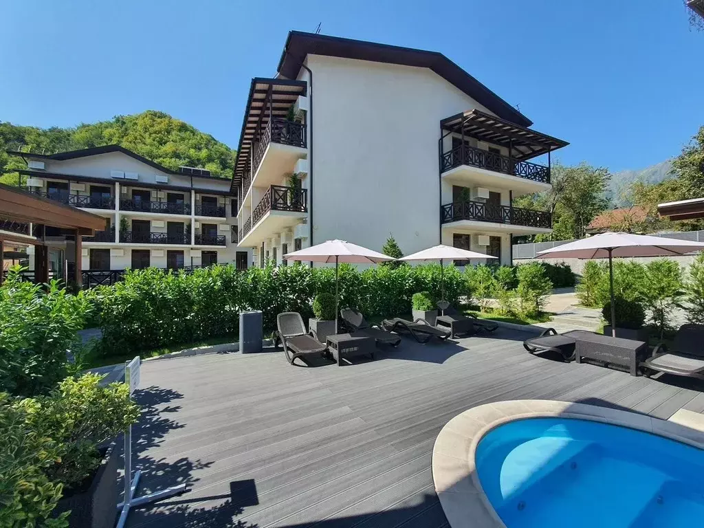 1-к кв. Краснодарский край, Сочи Красная Поляна пгт, ул. Ачишховская, ... - Фото 1