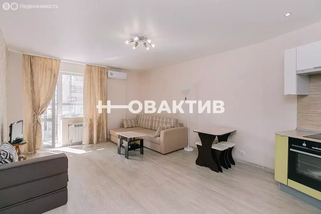 Квартира-студия: Новосибирск, Вилюйская улица, 15 (37.1 м) - Фото 1