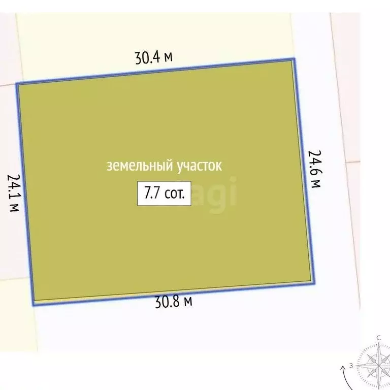 Участок в Брянск, СНТ Родничок (7.7 м) - Фото 0