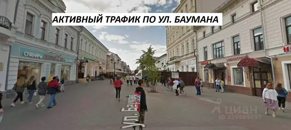 Помещение свободного назначения в Татарстан, Казань ул. Баумана, 27 ... - Фото 2