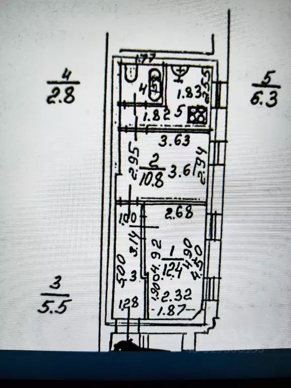 2-к кв. Санкт-Петербург ул. Жуковского, 37 (37.8 м) - Фото 2