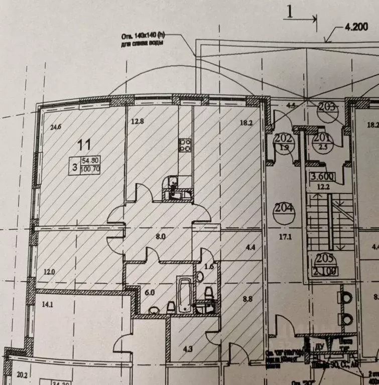 3-к кв. Московская область, Реутов ул. Победы, 15к1 (102.0 м) - Фото 2