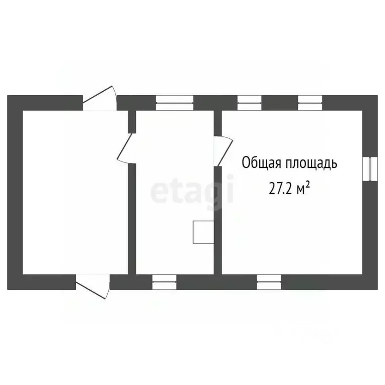 Дом в Кемеровская область, Юрга ул. Ленина, 39 (27 м) - Фото 1