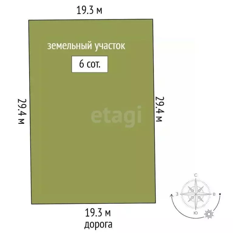 Участок в Крым, Симферопольский район, с. Мирное, Мир СНТ  (6.0 сот.) - Фото 1