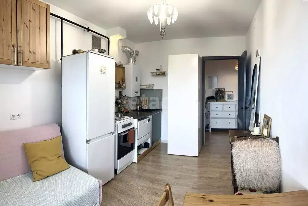 1-к кв. Татарстан, Казань ул. Дмитрия Менделеева, 8к2 (34.0 м) - Фото 1