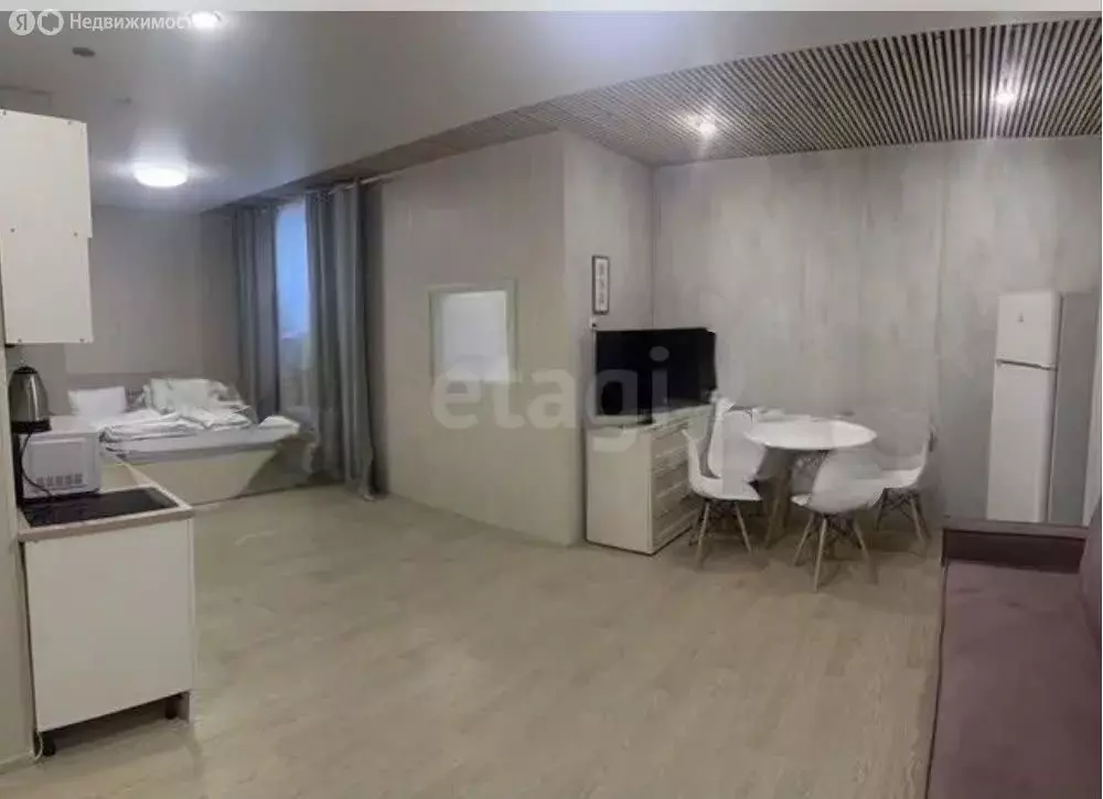 Квартира-студия: посёлок Увильды, Набережная улица, 11 (31 м) - Фото 1