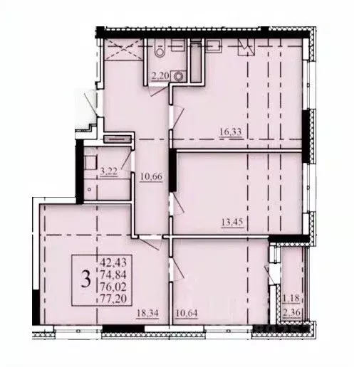 3-к кв. Башкортостан, Уфа Затон-Восточный жилрайон, Паруса жилой ... - Фото 1