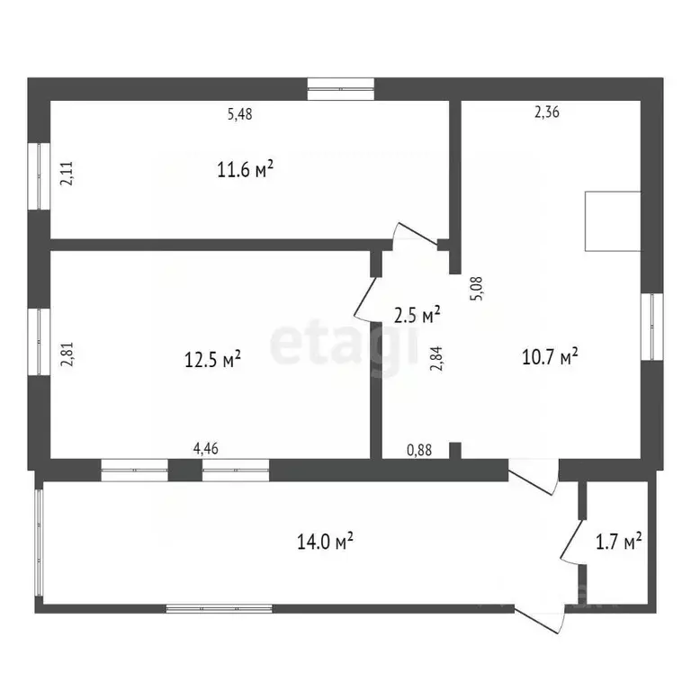 Дом в Амурская область, Благовещенск Театральная ул., 161/1 (48 м) - Фото 2