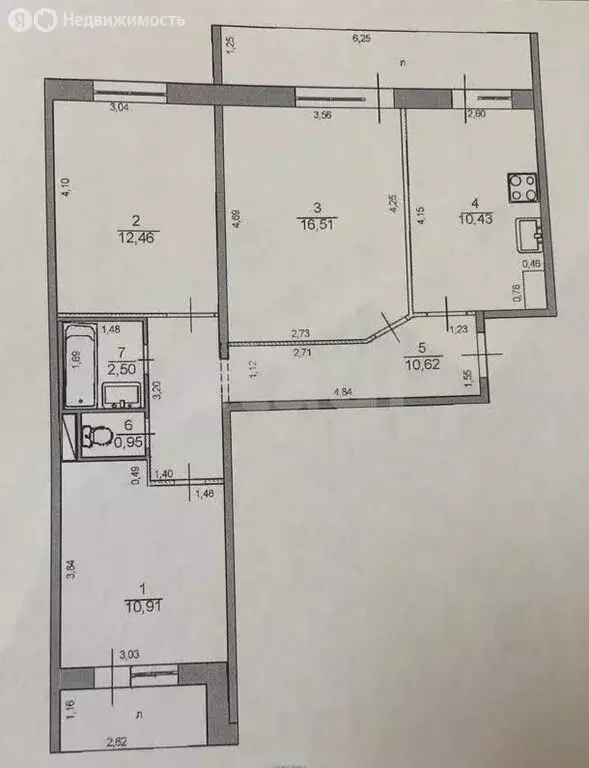 3-комнатная квартира: Ульяновск, проспект Туполева, 24 (64.4 м) - Фото 1