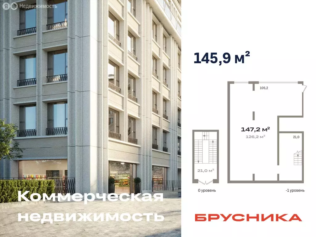 Помещение свободного назначения (145.9 м) - Фото 1