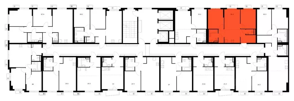 2-к кв. Московская область, Ленинский городской округ, Боброво пгт ... - Фото 2