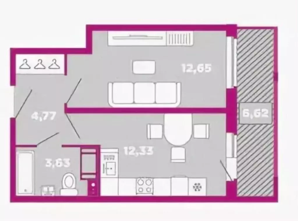 1-к кв. Санкт-Петербург Политехническая ул., 6 (40.0 м) - Фото 0