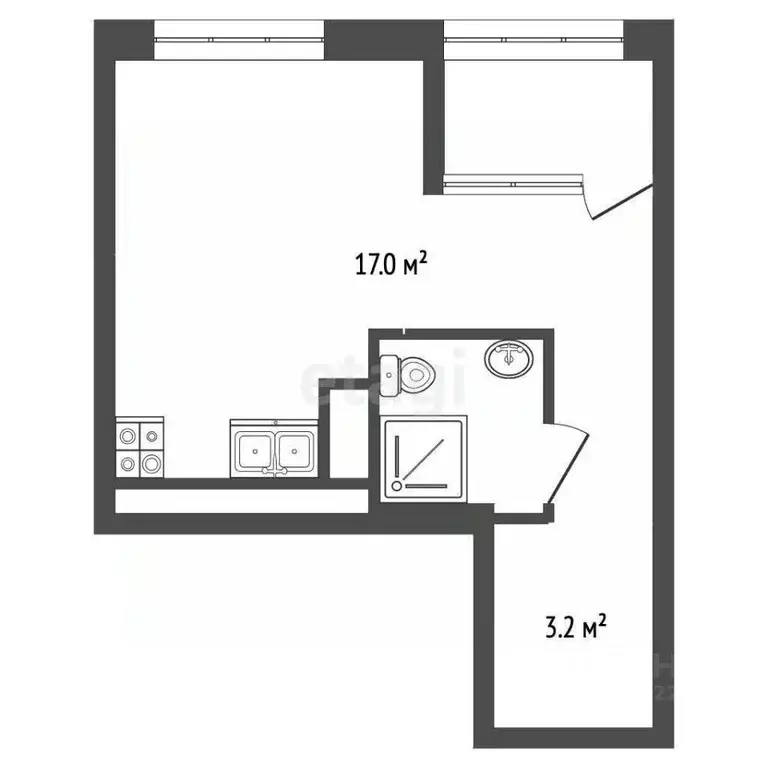 Студия Свердловская область, Екатеринбург ул. 22-го Партсъезда, 3/2 ... - Фото 2