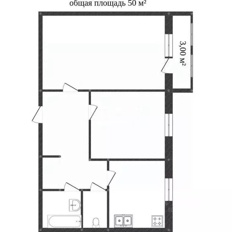 Комната Костромская область, Кострома ул. Свердлова, 127 (19.0 м) - Фото 1