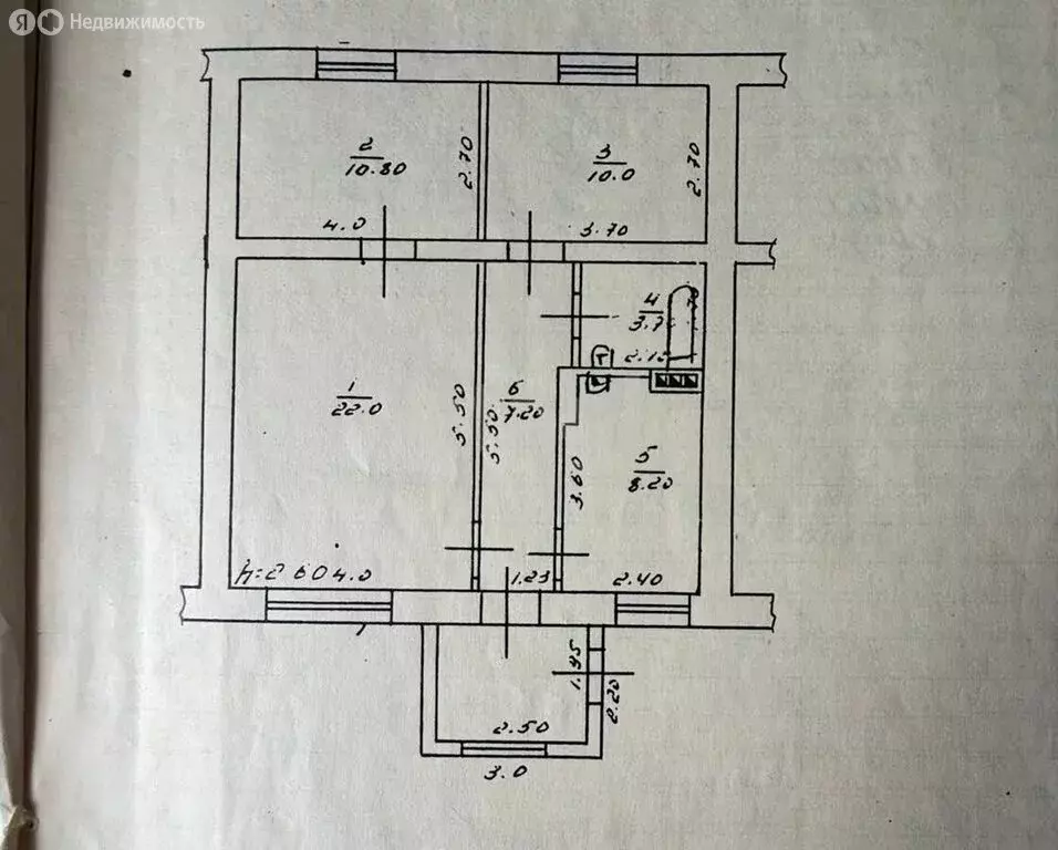 2-комнатная квартира: Задонск, Молодёжная улица, 2 (61.9 м) - Фото 1