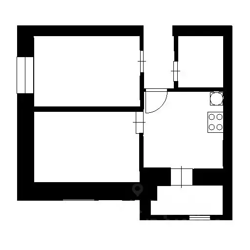 2-к кв. Свердловская область, Арамиль ул. Космонавтов, 15к1 (43.4 м) - Фото 2
