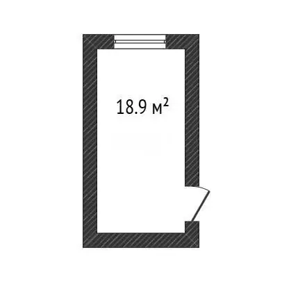 1к в 3-комнатной квартире (18.9 м) - Фото 1