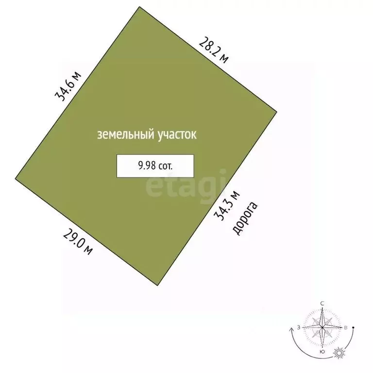 Участок в Ленинградская область, Ломоносовский район, Виллозское ... - Фото 2