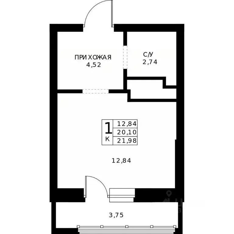 Студия Нижегородская область, Нижний Новгород Ленгородок мкр, Мед ... - Фото 2