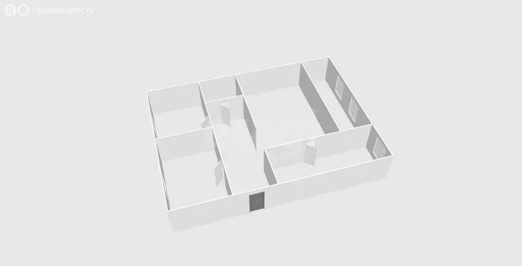 3-комнатная квартира: Анива, Пионерская улица, 5 (67 м) - Фото 1