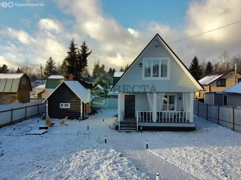 Дом в Сосновское сельское поселение, массив Новожилово, СНТ АРС (96 м) - Фото 1