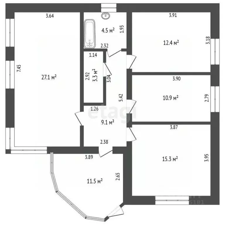 Дом в Ростовская область, Аксайский район, Мишкинское с/пос, Мир ... - Фото 1