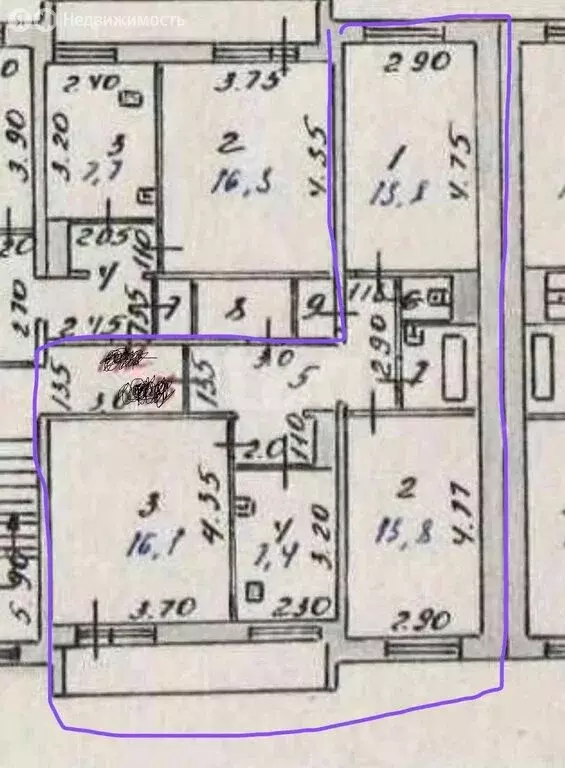 3-комнатная квартира: Иркутск, Академическая улица, 22 (75 м) - Фото 1