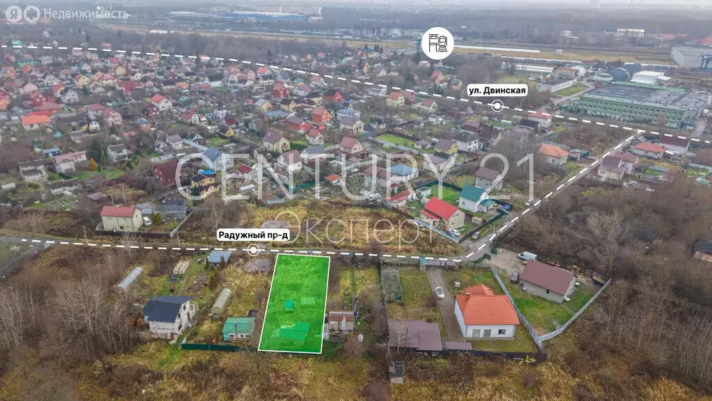 Участок в Калининград, СНТ Радуга, Радужный проезд, 13 (6.4 м) - Фото 1