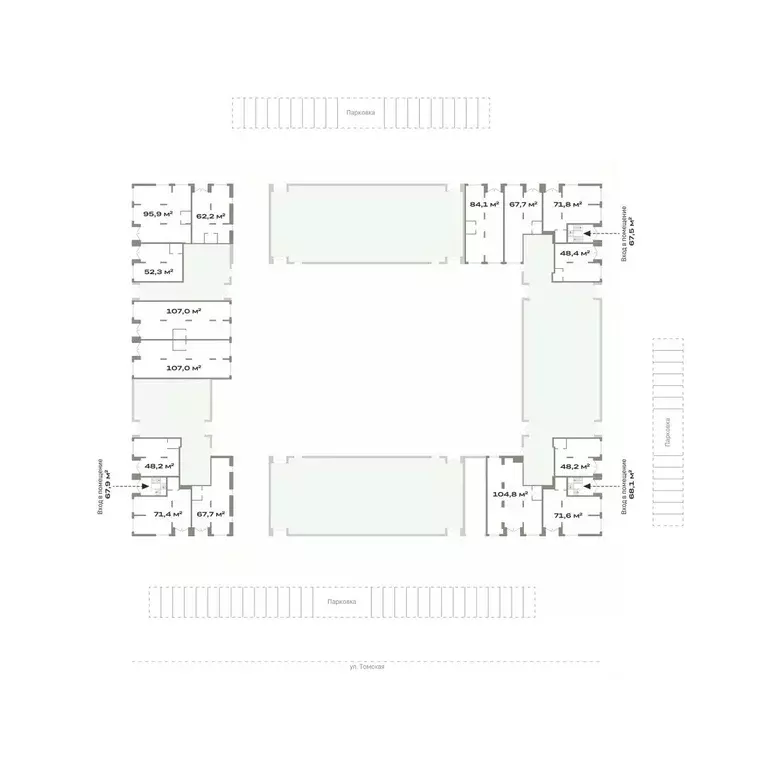 Помещение свободного назначения в Тюменская область, Тюмень ул. ... - Фото 2