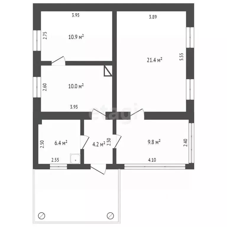 Дом в Севастополь ул. Кошубы, 19 (63 м) - Фото 1